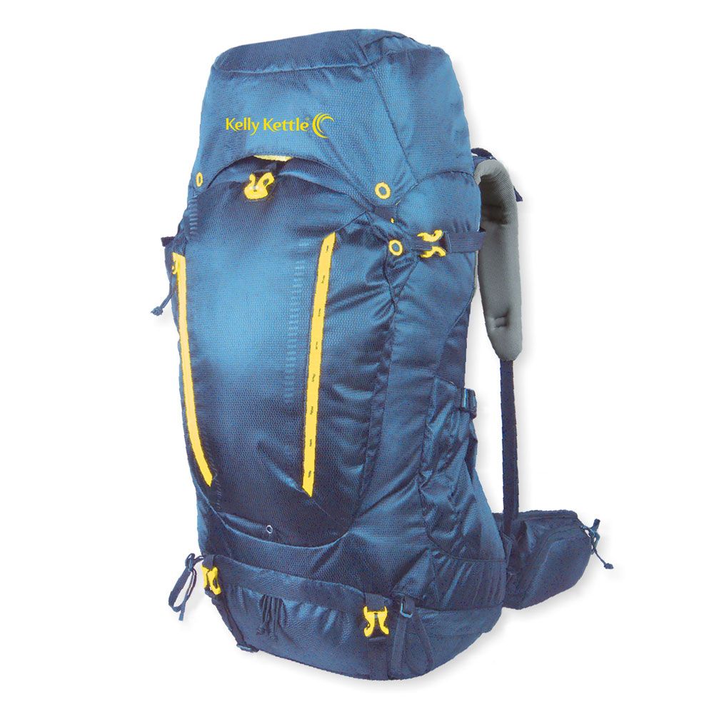 Kelly Kettle Blue stylish Waterproof Backpack 55L Capacity 