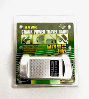 Hawk Crank Power Travel Radio