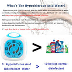 Hypochlorous Acid (HOCl or HClO) Disinfectant Water Generator