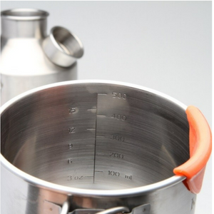 Kelly Kettle Camping cup with measuring label inside.