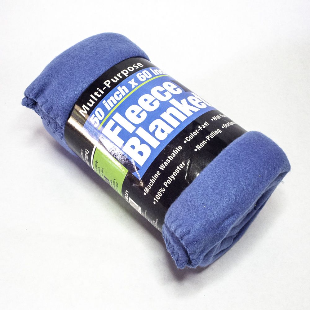 Blue Fleece Blanket 01