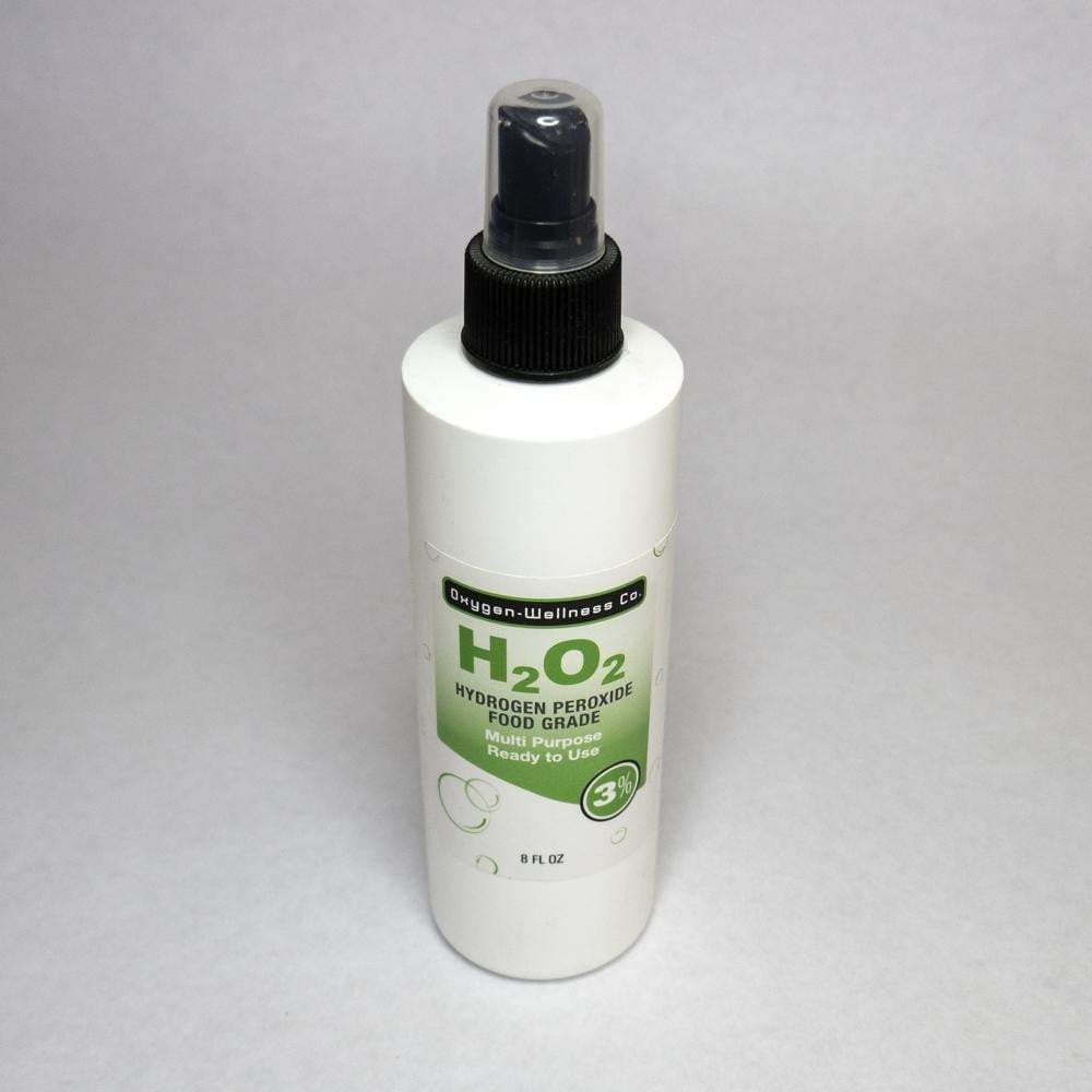 Hydrogen Peroxide 3% (food grade) H2O2 - 8oz Spray Bottle – Well Prepared