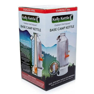 enjoy outdoor with Kelly Kettle Base Camp Stainless Steel Keetle in box